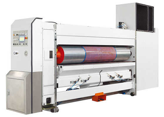 380V 4000mm Flexo Corrugated Box Printing Machine With Die Cutting Unit